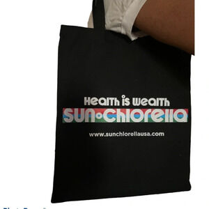 Black wellness health is wealth tote  bag